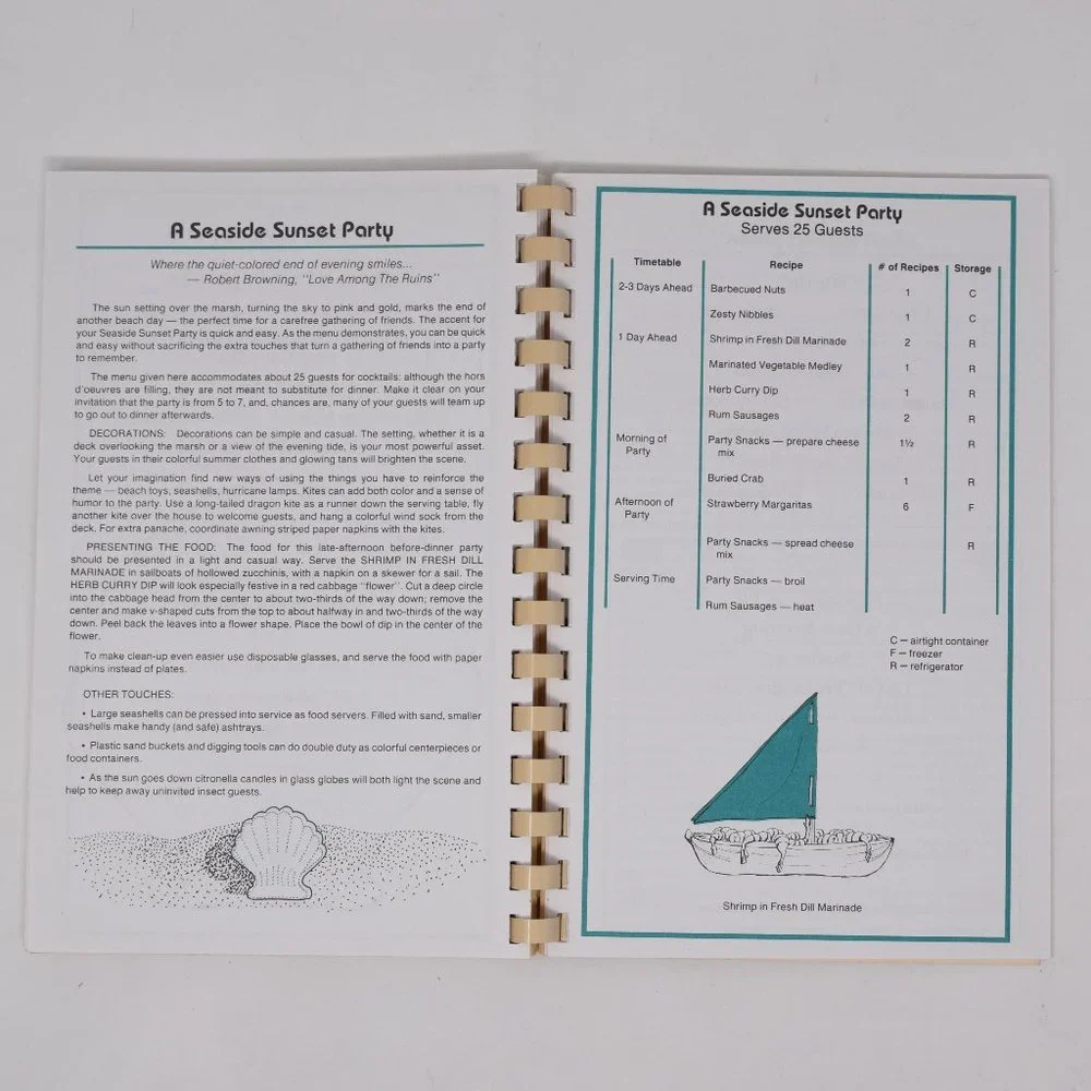 Appetizers Southern Style Junior League Greensboro NC 1992 Vintage Cookbook Food